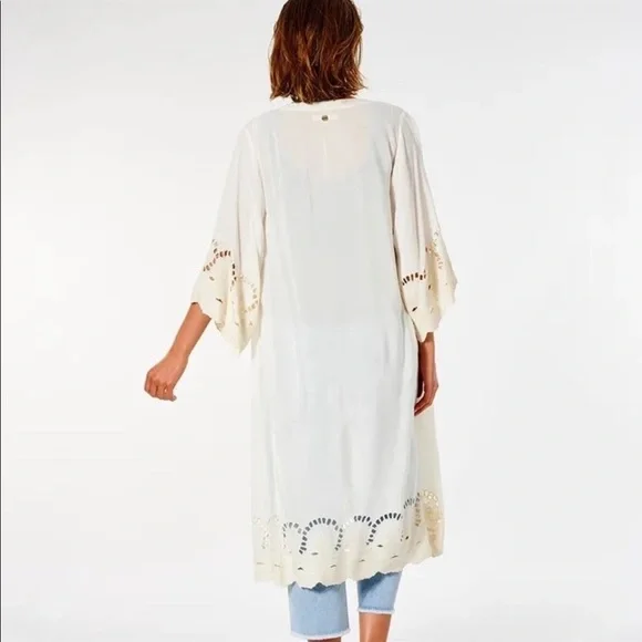 ☀️RIP CURL☀️ RHODES KIMONO COVER UP - Picture 10 of 15